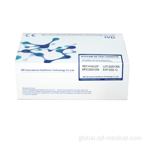 Salmonella Typhoid Test H.Pylor Antigeni Cassette HP RAPID TEST KIT Factory